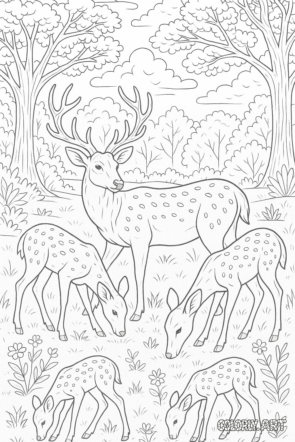 Deer Family Grazing.png
